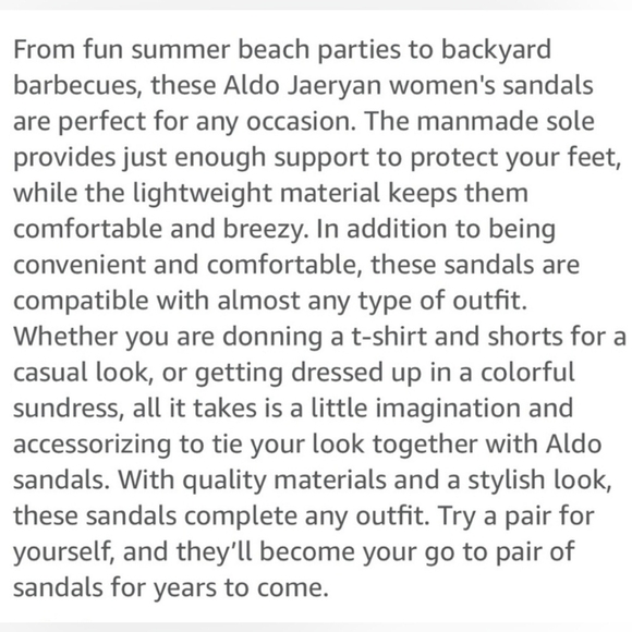 ALDO Womens Jaeryan Cream Gray Leather Caged Strap Snake Print Flat Sandals‎ 9 - Picture 14 of 14